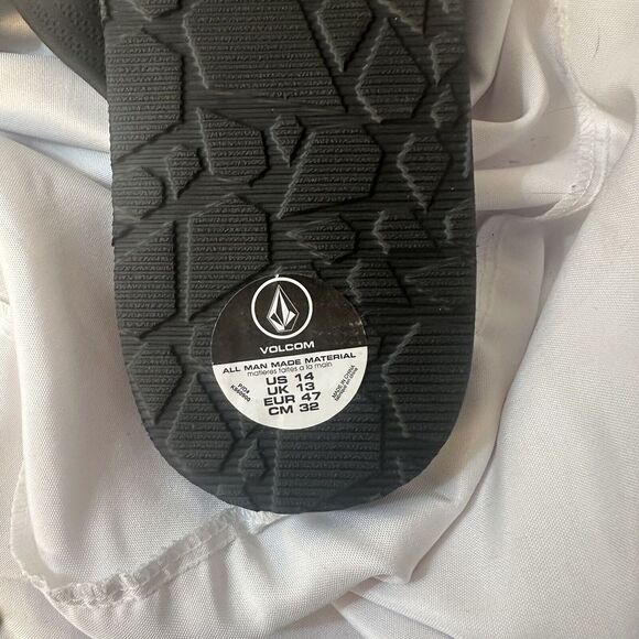 Volcom Daycation Sandal - Black Destructo - New - Size 14 - Picture 5 of 5